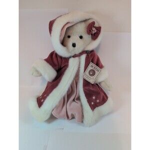 Boyd Bear Victoria Crystal Frost w/Fifi 16" Signed & #'ed Head Bean Retired NWT